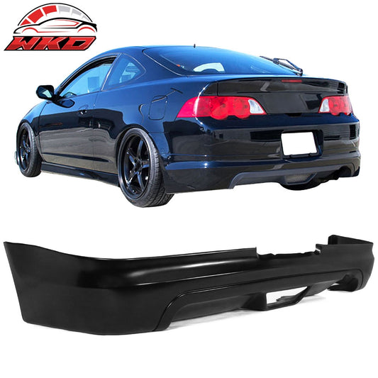 Wholesale 02-04 Acura RSX Mugen Style PU Rear Lower Bumper Lip Diffuser Spoiler Kit - Wikond Auto