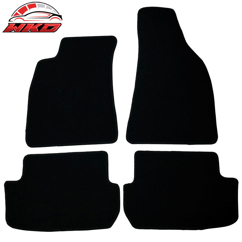 Wholesale 02-04 Audi A4 Black Nylon Front Rear Floor Mats Carpets 4PC
