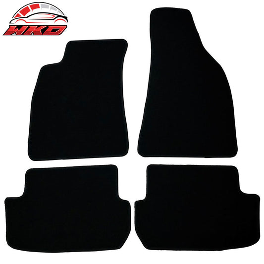 Wholesale 02-04 Audi A4 Black Nylon Front Rear Floor Mats Carpets 4PC - Wikond Auto