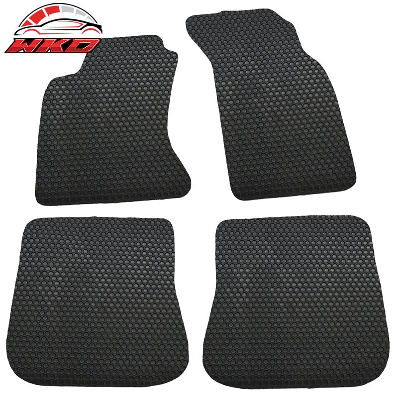 Wholesale 96-01 Audi A4 Front Rear Floor Mats Carpet Pad Black Latex