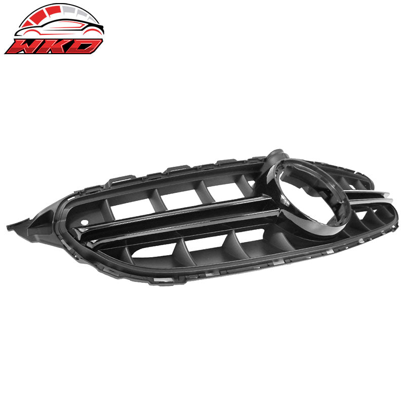Fit 19-20 Benz C Class W205 Vertical AMG Style Grille Camera Hole