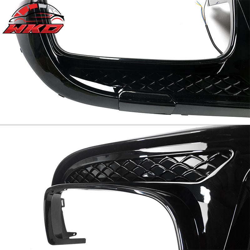 Fits 15-21 Benz W205 C-Class C63 C63S AMG B Style Rear Diffuser + Exhaust Tips