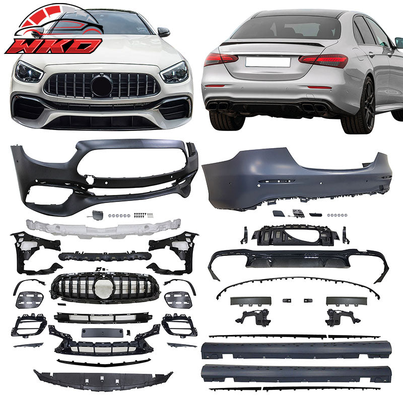 Wholesale 21-23 Benz W213 E Class 4-Door Front & Rear Bumper Cover Grille Side Skirts