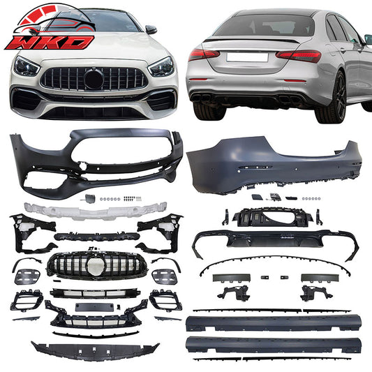 Wholesale 21-23 Benz W213 E Class 4-Door Front & Rear Bumper Cover Grille Side Skirts