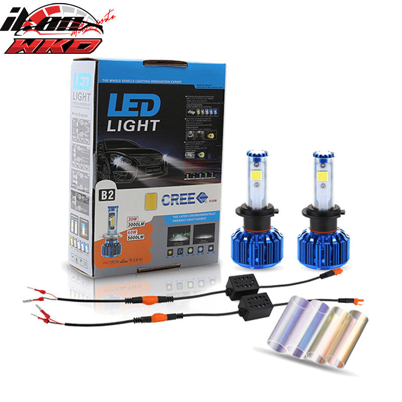 Fits 02-06 Benz W463 G500 G55 Black Projector Headlight With H7 HID Bulb