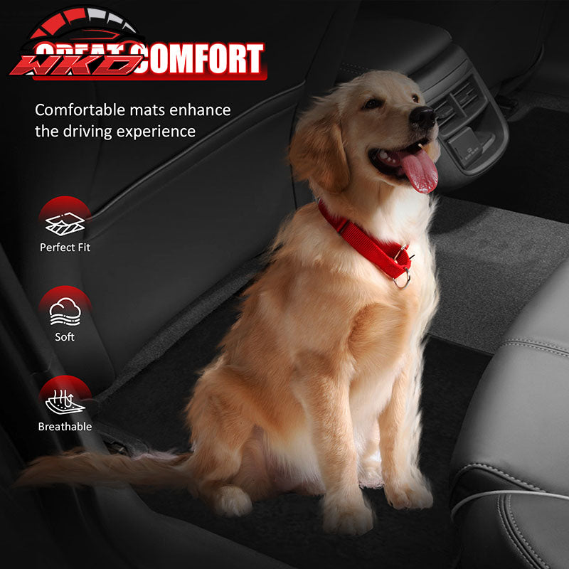 Fits 14-20 Benz S-Class W222 Sedan Anti-Slip Floor Mats Carpets Nylon 4PCS Black