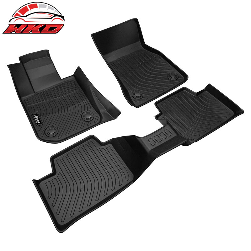 Fits 19-25 BMW 3-Series Sedan G20 RWD 3D Floor Mats Carpet Liner 5 Seats - TPE