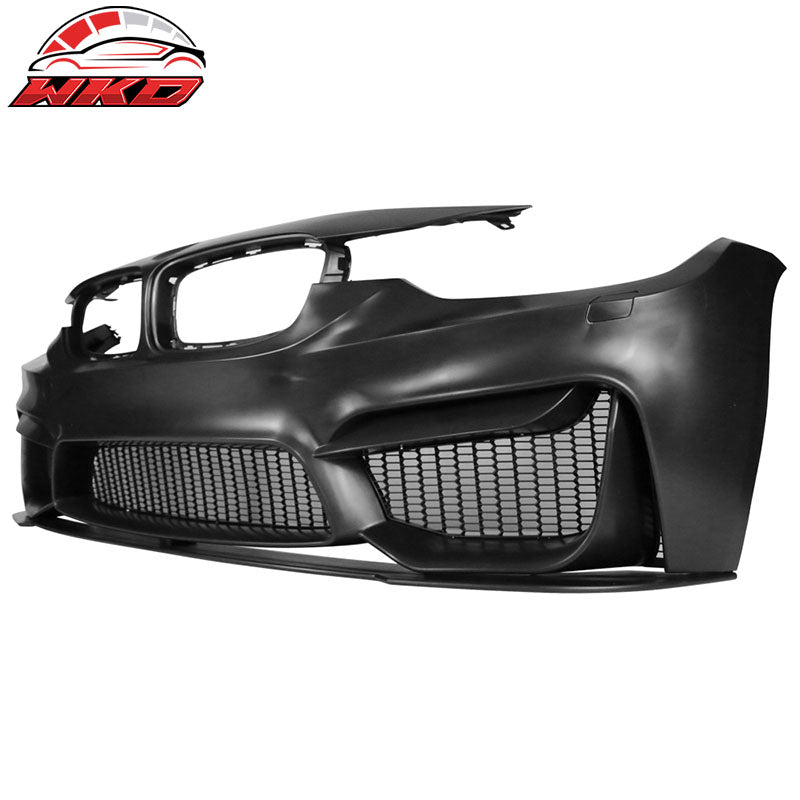 Wholesale 12-18 BMW F30 3 Series M3 Style Front Bumper Cover Replacement w/ Lip - PP - Wikond Auto