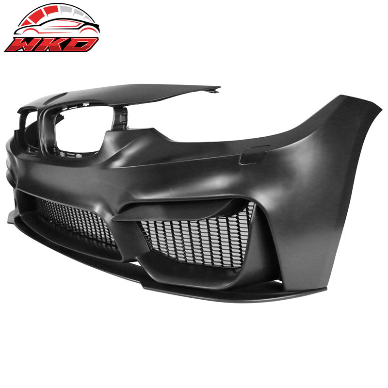 Wholesale 12-18 BMW F30 3 Series M3 Style Front Bumper Cover Replacement w/ Lip - PP - Wikond Auto