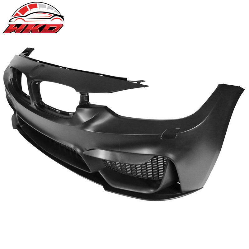 Wholesale 12-18 BMW F30 3 Series M3 Style Front Bumper Cover Replacement w/ Lip - PP - Wikond Auto