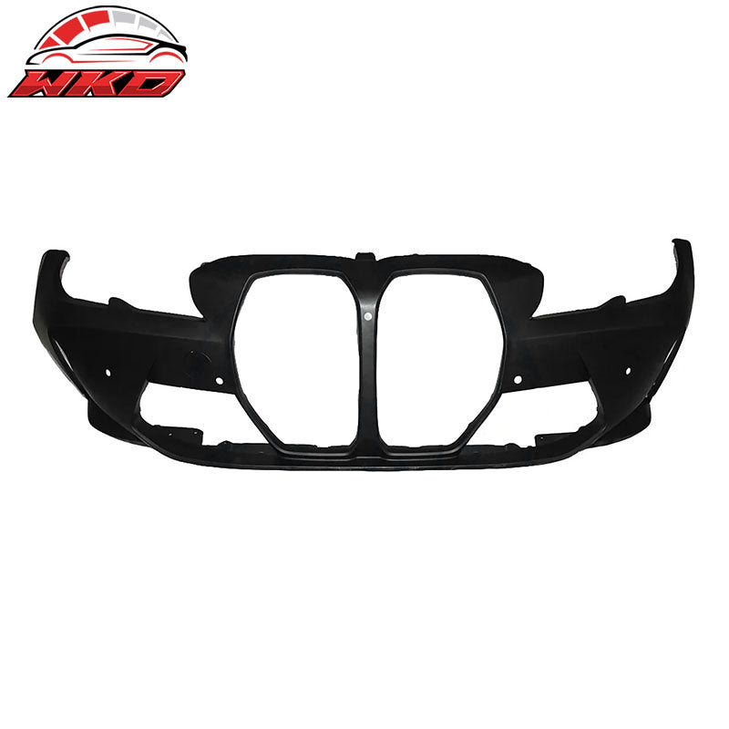 Fits 19-22 BMW G20 M3 Style Front Rear Bumper for Retangular Tips + Side Skirts