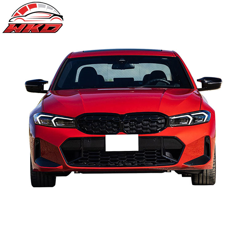 Fits 23-26 BMW G20 3-Series LCI Front Rear Bumper + M-Tech Side Skirt w/ Light