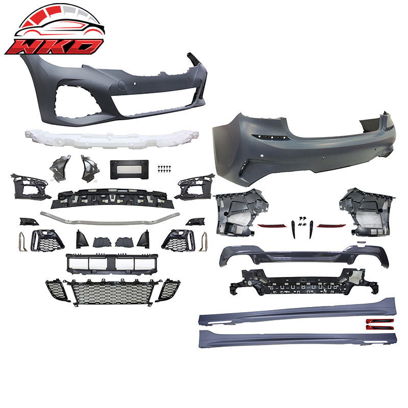 Wholesale 19-22 BMW G20 M340 Front/Rear Bumpers + M3 Style Side Skirt W/Ambient Light