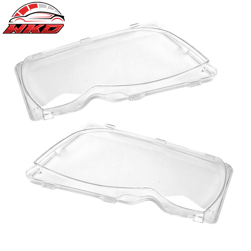 Wholesale 02-05 BMW E46 3-series 4Dr Clear Head Lights Headlamp Lense Cover