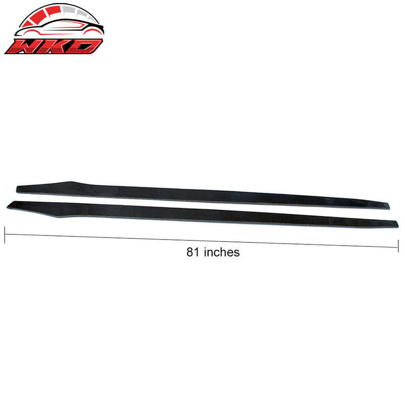 Wholesale 12-18 BMW 3 Series F30 Side Skirt Extension Flat Bottom Line Carbon Fiber