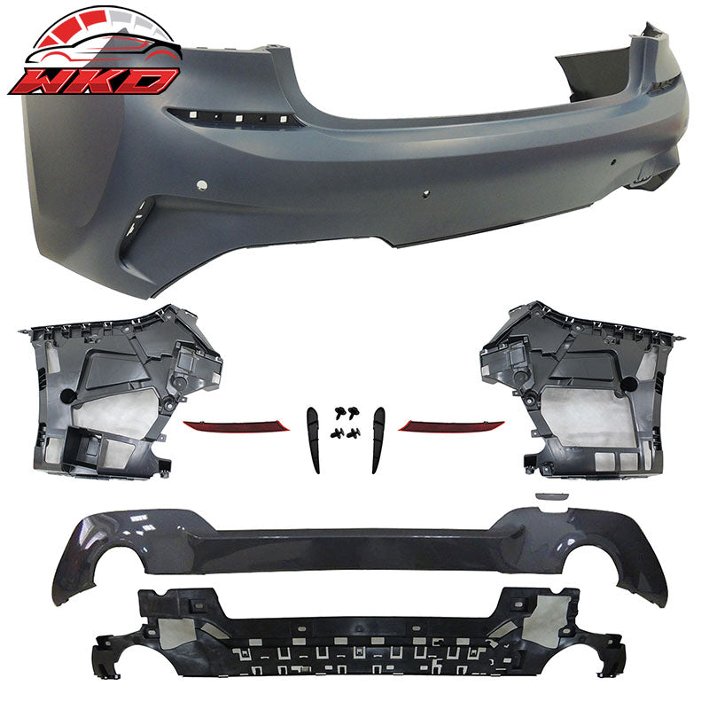Fits 19-22 BMW 3 Series G20 4-Door M-Tech Side Skirts + Front/Rear Bumper Covers