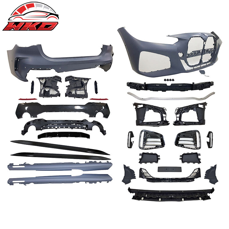 Wholesale 21-27 BMW 4-Series G22 G23 MP Front + Rear Bumper Cover + 4PCS Side Skirts - Wikond Auto