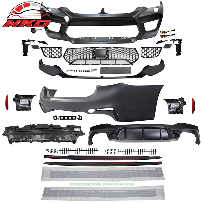 Wholesale 17-20 BMW G30 to M5 Style Conversion Kit Front Rear Bumpers Side Skirt Ext.