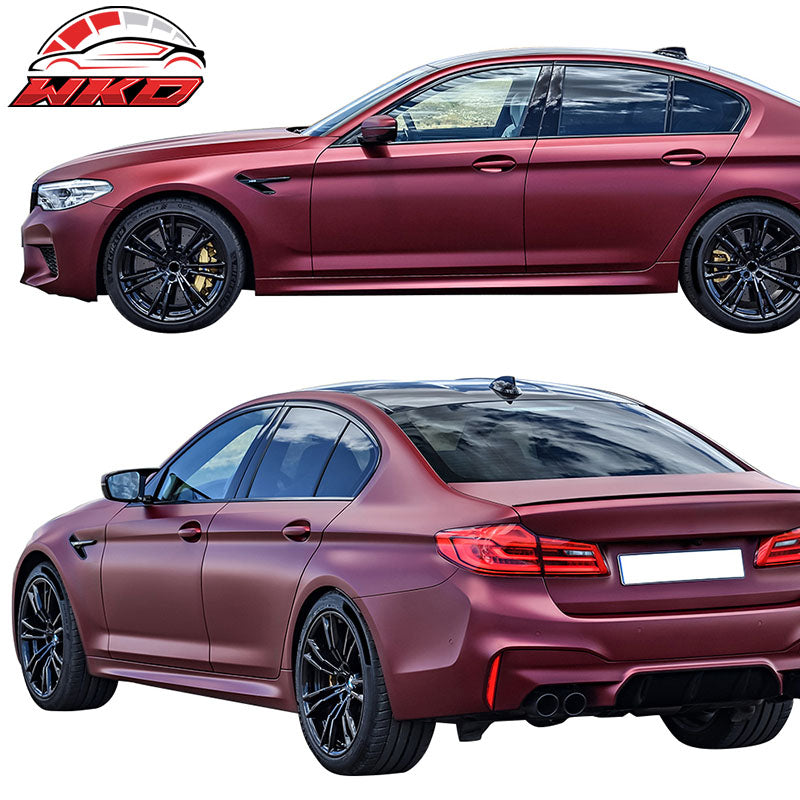 Fits 17-20 G30 to M5 Style Conversion Kit Front Rear Bumpers Fenders Side Ext.