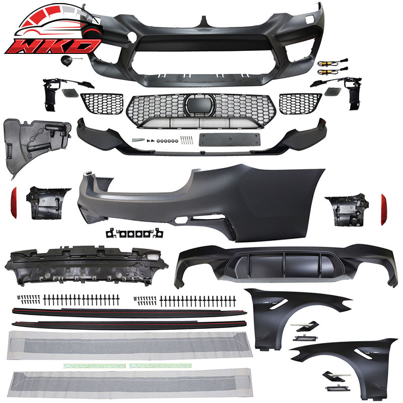 Wholesale 17-20 BMW G30 to M5 Style Conversion Kit Front Rear Bumper Fender Side Sill