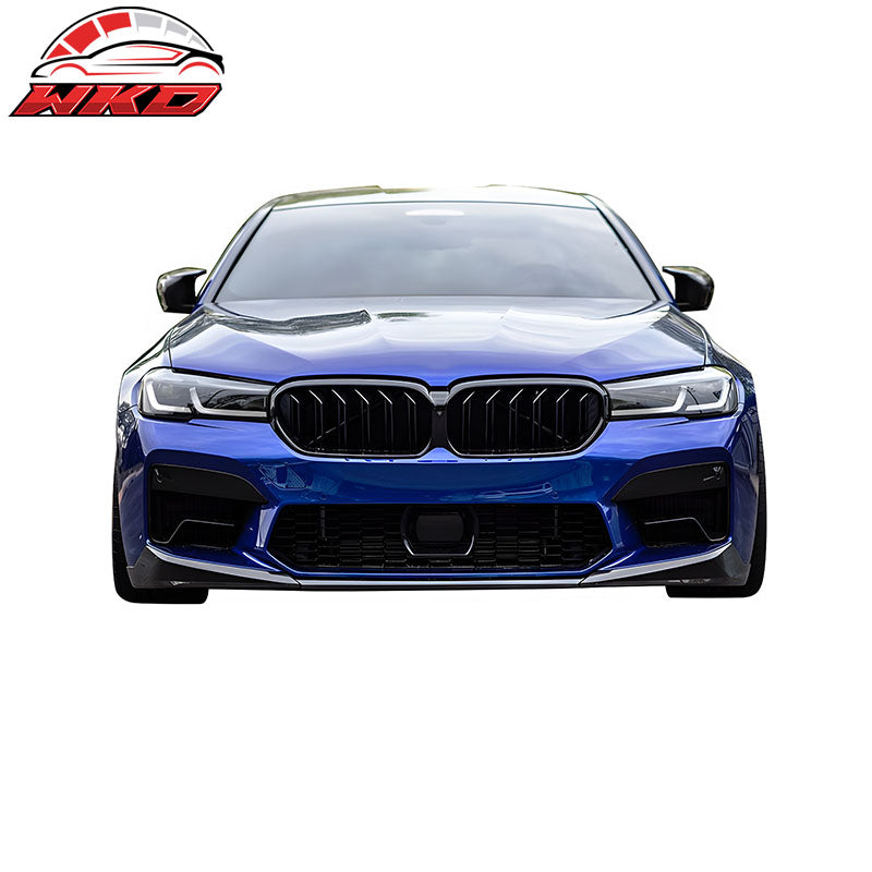For 21-23 BMW G30 5-Series M5 Style Front Bumper Cover W/ Sensor Hole +Front Lip