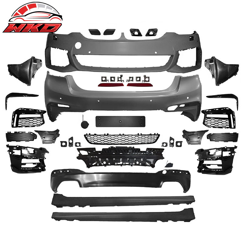 Wholesale 17-20 BMW G30 5 Series 4DR M-Tech Front Rear Bumper Conversions Side Skirts