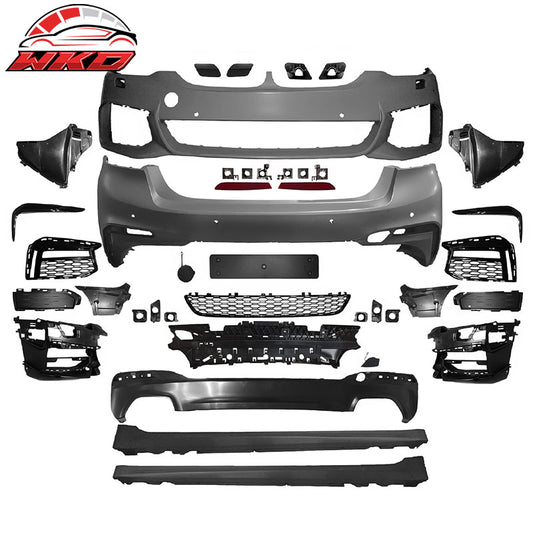 Wholesale 17-20 BMW G30 5 Series 4DR M-Tech Front Rear Bumper Conversions Side Skirts