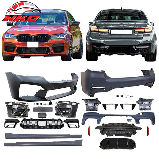 Wholesale 21-23 BMW G30 5 Series Sedan M5 Style Front Rear Bumper Cover & Side Skirts