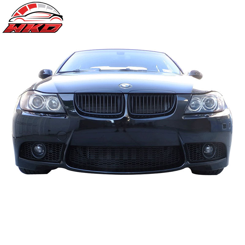 Fits 09-11 BMW E90 3-Series M3 Style PP Front Bumper Cover + 2PCS Fog lights
