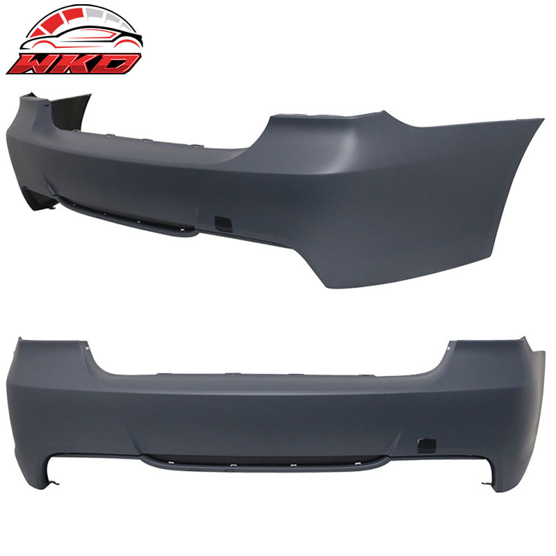 Fits 06-11 E90 3 Series Sedan 335 335i MT Msport Rear Bumper Cover&Diffuser