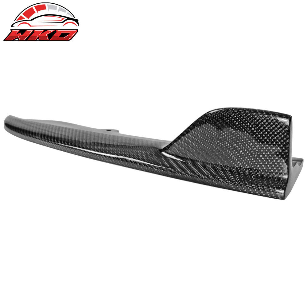 Fits 12-18 BMW F30 M-tech FD Style Rear Bumper Lip Side Apron Matte Carbon Fiber