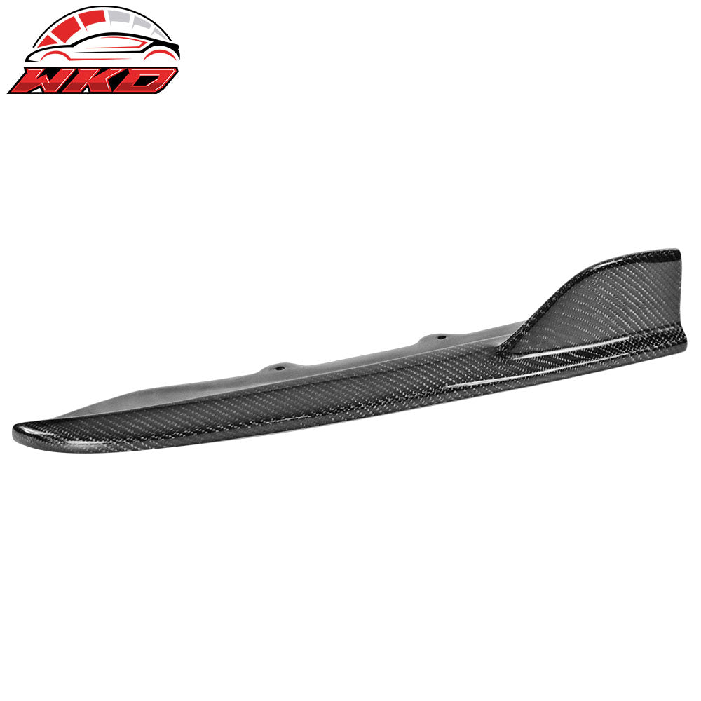 Fits 12-18 BMW F30 M-tech FD Style Rear Bumper Lip Side Apron Matte Carbon Fiber