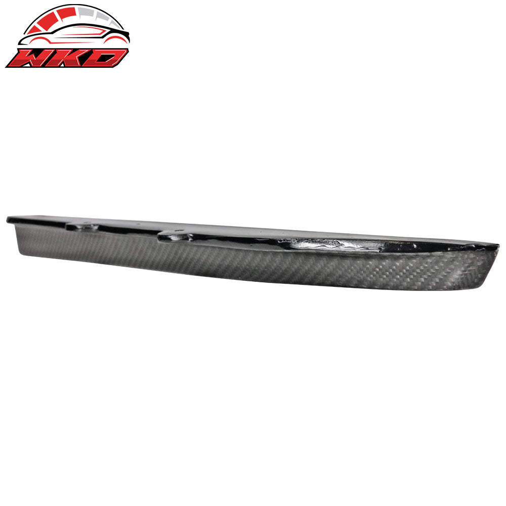 Fits 12-18 BMW F30 M Sport PSM Style Rear Bumper Apron Matte Carbon Fiber 2PC