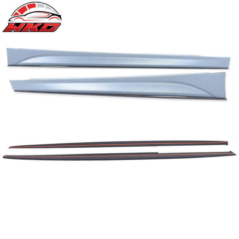 Wholesale 12-18 BMW F30 3-Series Side Skirts Rocker Panel + Splitter Extension PP