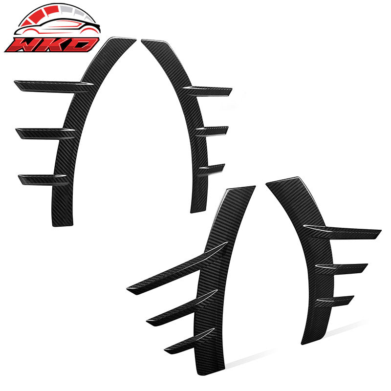 Fits 23-26 BMW G87 M2 Front Rear Side Spats M Performance Style Dry Carbon Fiber