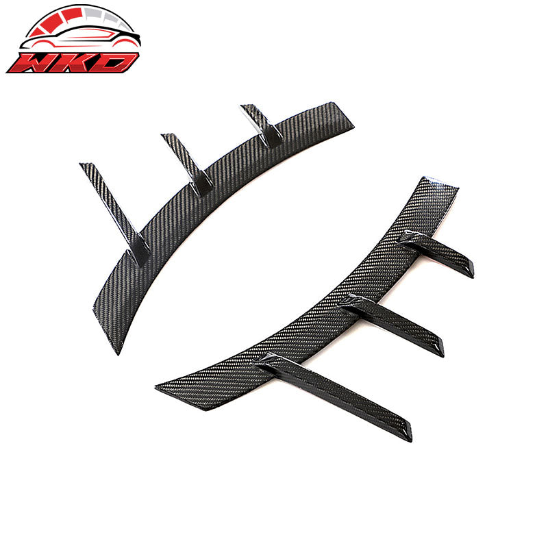 Fits 23-26 BMW G87 M2 Front Rear Side Spats M Performance Style Carbon Fiber Fin