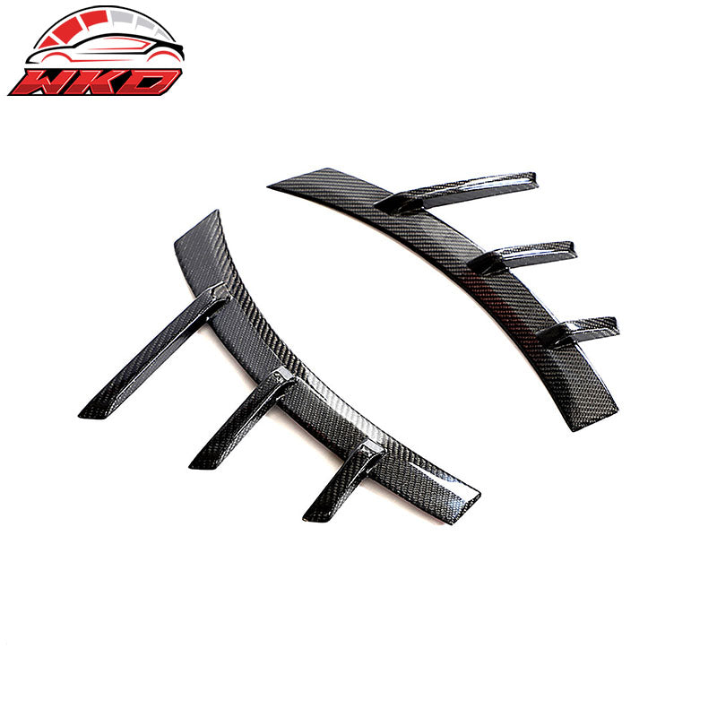 Fits 23-26 BMW G87 M2 Front Rear Side Spats M Performance Style Carbon Fiber Fin