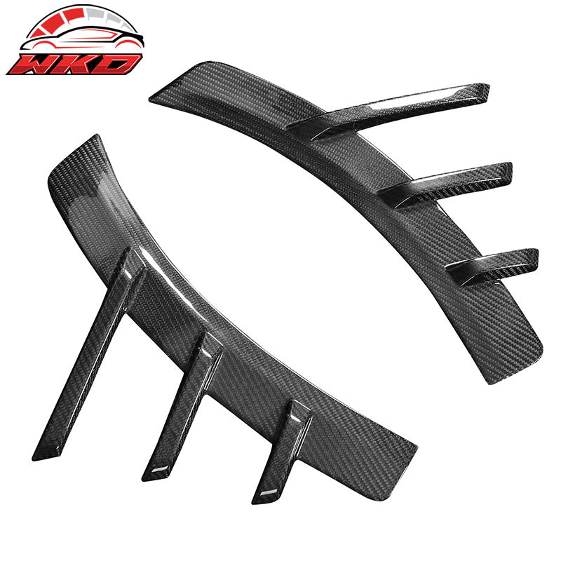 Fits 23-26 BMW G87 M2 Front Rear Side Spats M Performance Style Carbon Fiber Fin