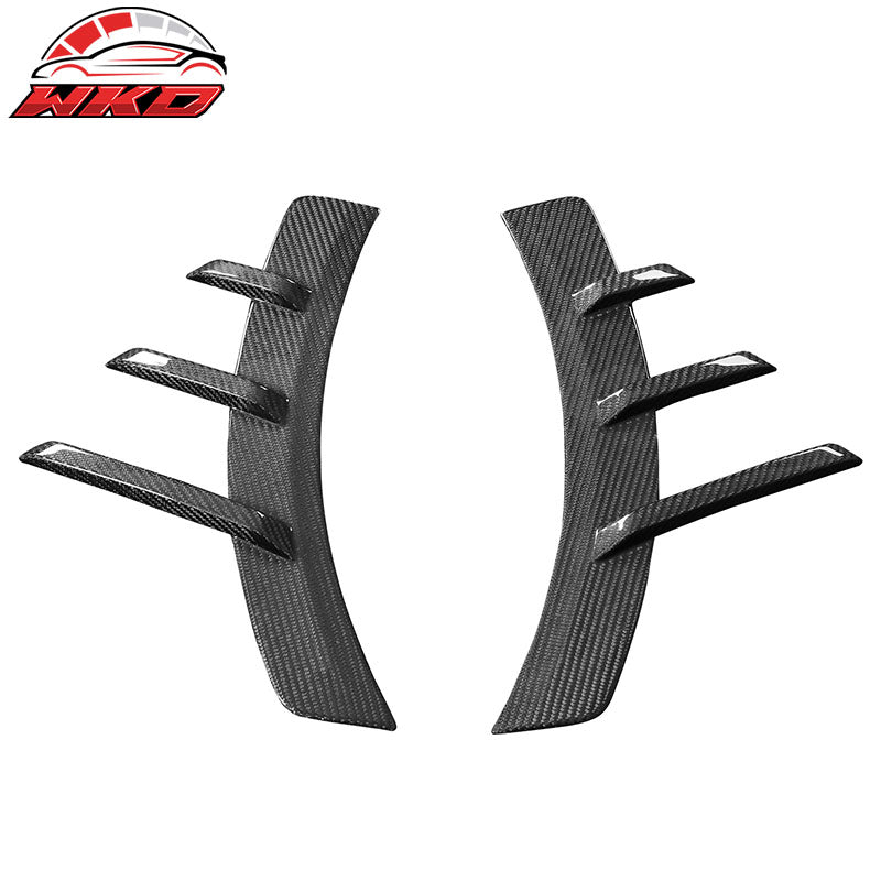Fits 23-26 BMW G87 M2 Front Rear Side Spats M Performance Style Carbon Fiber Fin