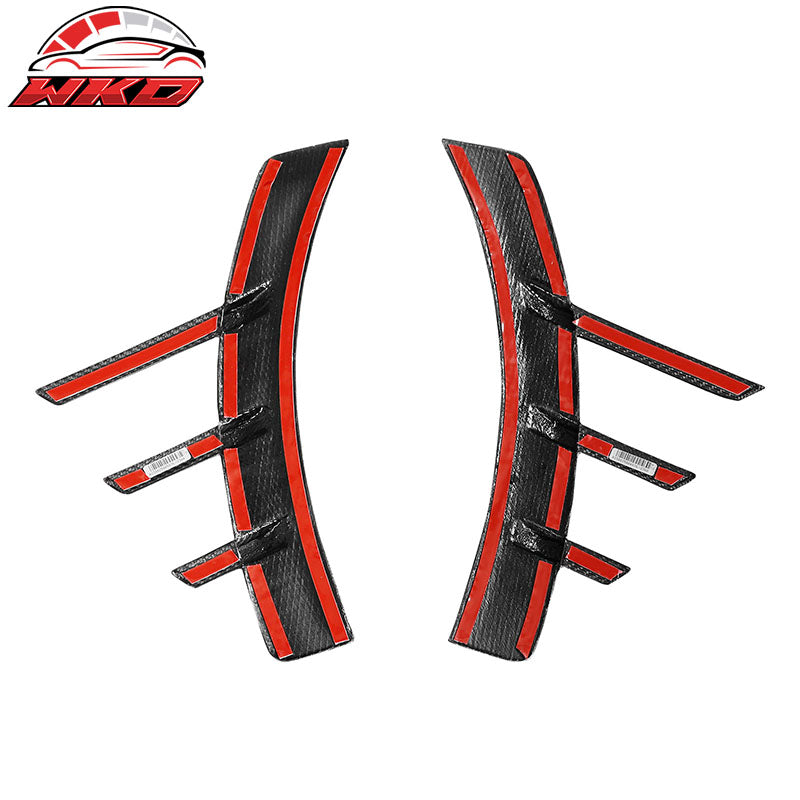 Fits 23-26 BMW G87 M2 Front Rear Side Spats M Performance Style Carbon Fiber Fin