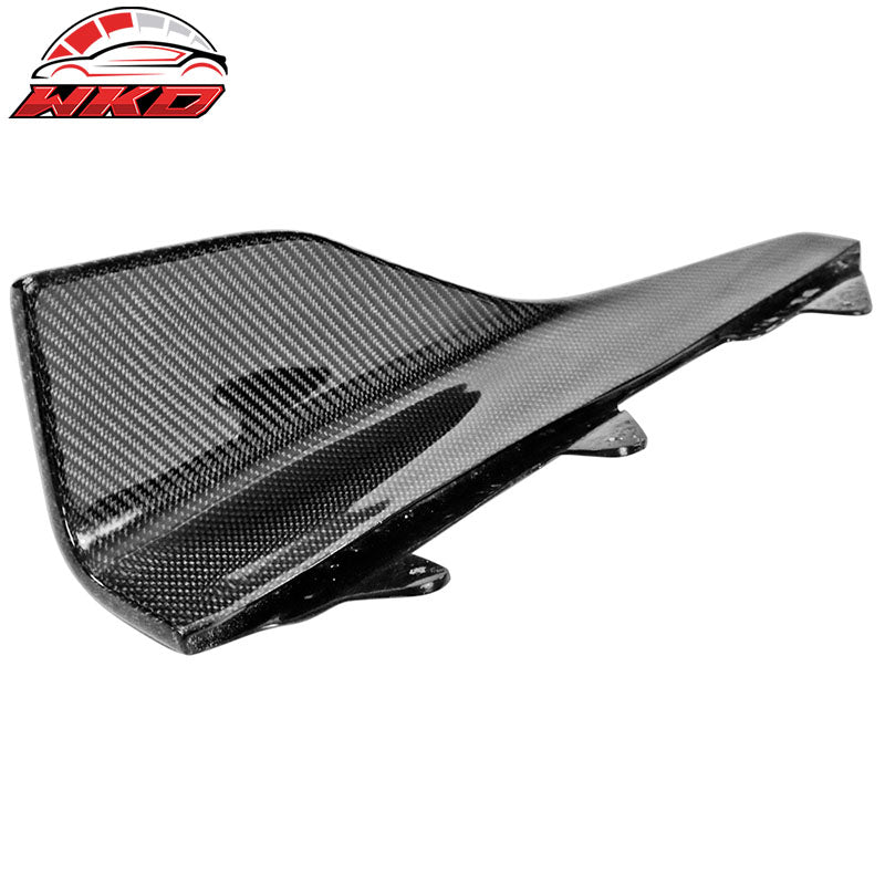 Fits 16-20 BMW M2 P Style Side Skirts Rocker Panel Extension Matte Carbon Fiber