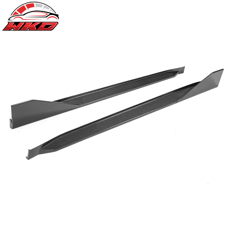 Fits 21-27 BMW G82 G83 M4 MP Style Carbon Fiber Side Skirts Rocker Panels 2PC