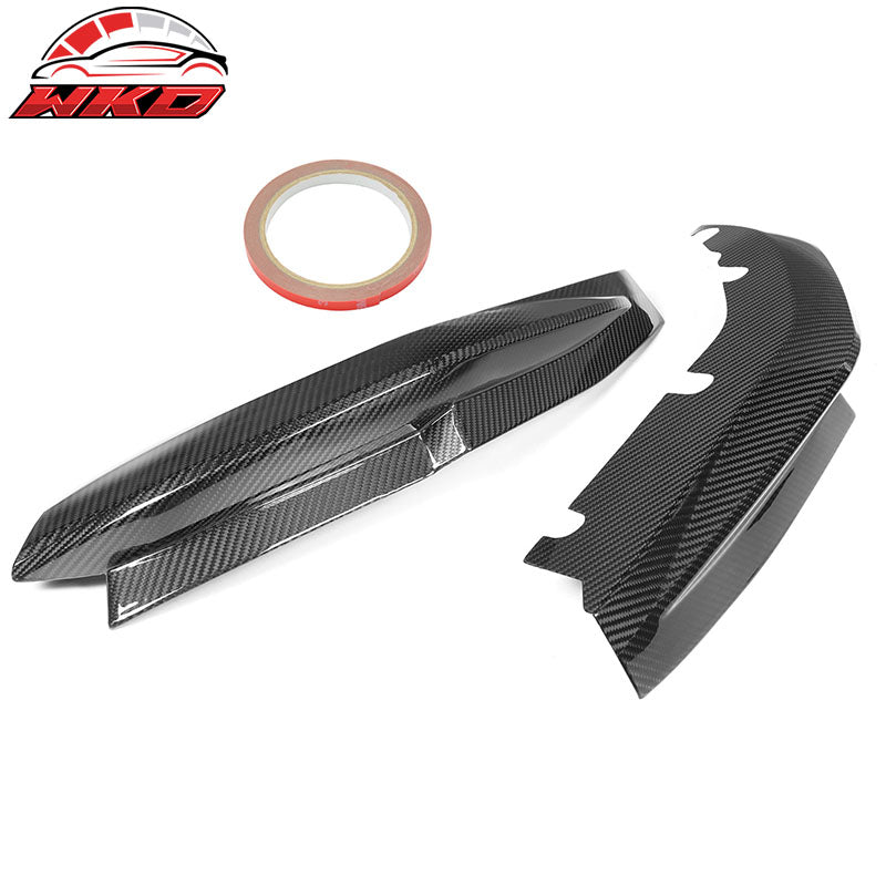 Fits 21-23 BMW G82 G83 M4 MP Style Rear Bumper Apron Diffuser Carbon Fiber 2PC