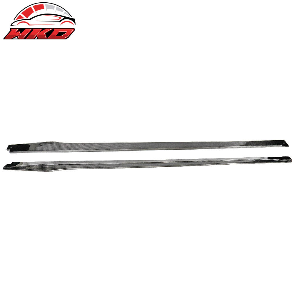 Fits 14-20 BMW F32 F33 M-Tech M Sport IKON Side Skirts 2PC - Matte Carbon Fiber