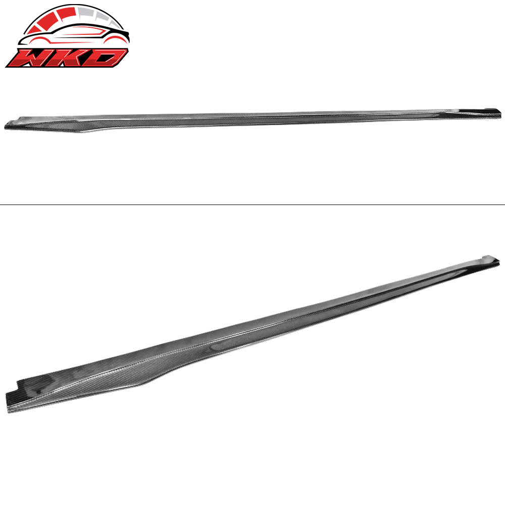 Fits 14-20 BMW F32 F33 M-Tech M Sport IKON Side Skirts 2PC - Matte Carbon Fiber