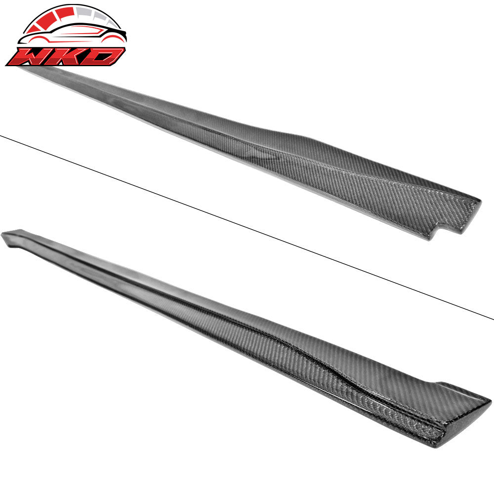 Fits 14-20 BMW F32 F33 M-Tech M Sport IKON Side Skirts 2PC - Matte Carbon Fiber