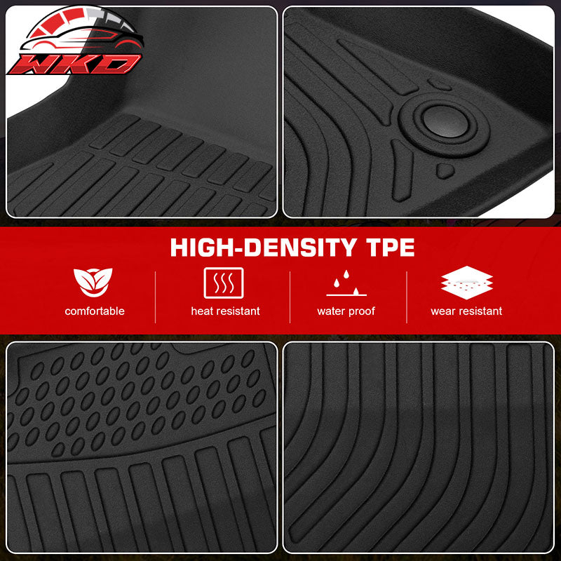 Wholesale 14-16 BMW X5 F15 F85 15-16 X6 F16 All Weather 3D Floor Mats Carpet TPE 3PCS - Wikond Auto