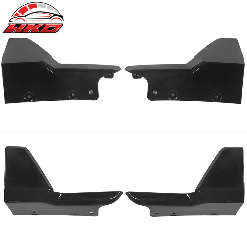 Fits 19-23 BMW G05 X5 M Sport Rear Bumper Diffuser+Front&Rear Aprons Gloss Black