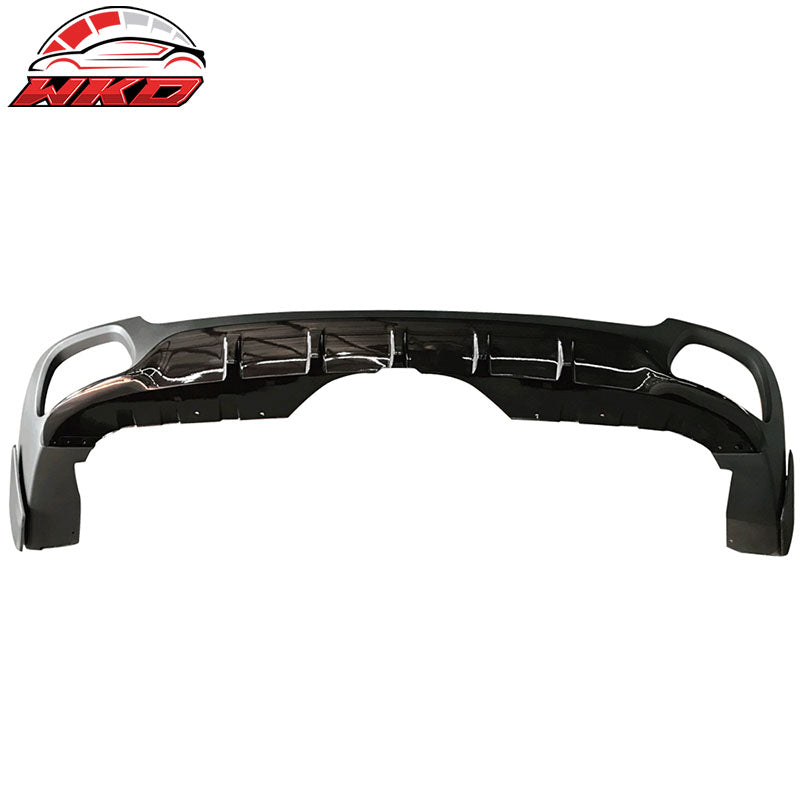 Fits 14-17 BMW F15 X5 Base MP Style Rear Kits PP + Muffler Tips S/S Chrome