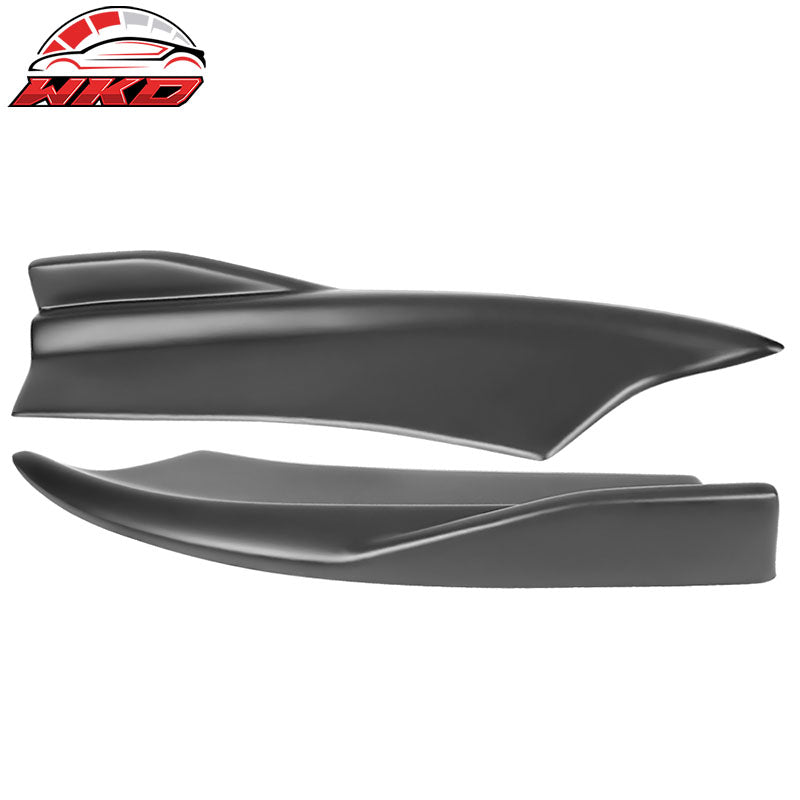 Fits 15-23 Charger SRT Rear Diffuser V2 Side Valance Lip W/ Smoke LED Brake Lamp